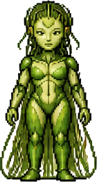 Gaia, pixel sprite